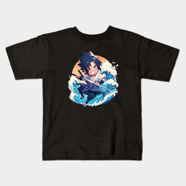 sasuke Kids T-Shirt by retinac 